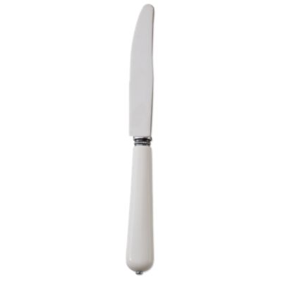 Vintage White Dinner Knife