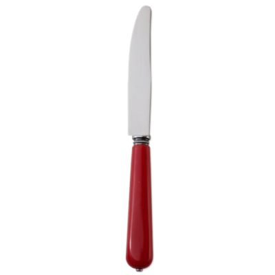 Vintage Red Dinner Knife