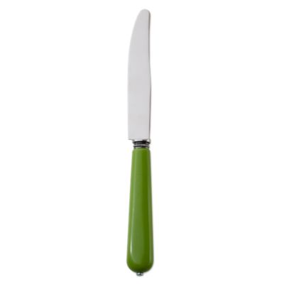 Vintage Green Dinner Knife