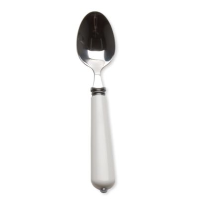 Vintage White Teaspoon
