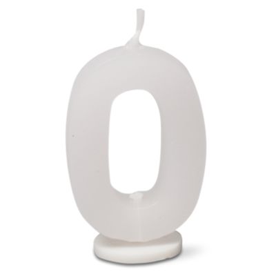 Party "0" Number Candle