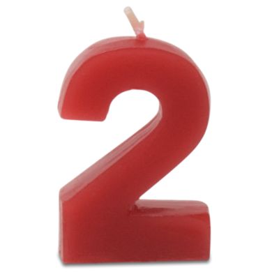 Party "2" Number Candle