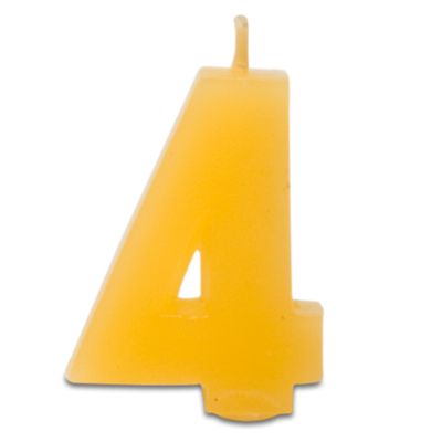 Party "4" Number Candle