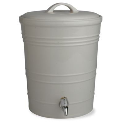 Ceramic White Drink Dispenser