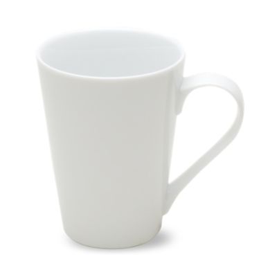Whiteware Tapered Coffee Mug