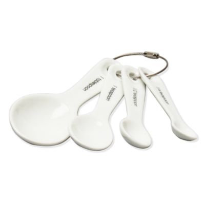 Whiteware Measuring Spoon Set of 4
