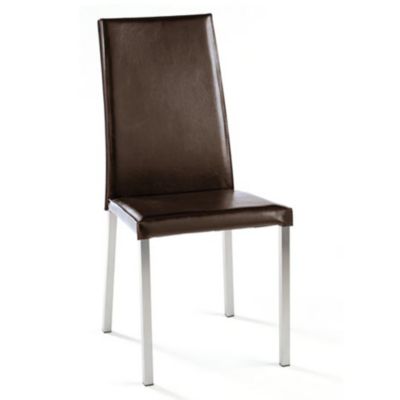 Dylan Dining Chair - Brown Leather