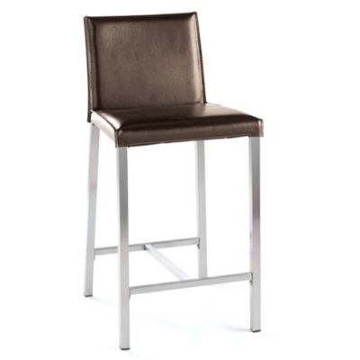 Dylan Counter Stool - Brown Leather