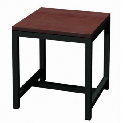 Foster End Table Safari on Black Frame