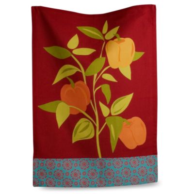 Jardin Bell Peppers Dishtowel
