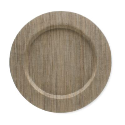 Water Hyacinth Gray Charger