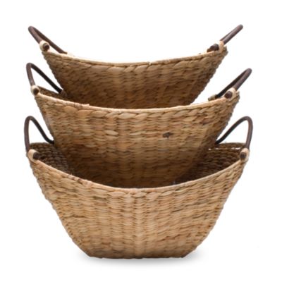 Hyacinth Basket Set of 3