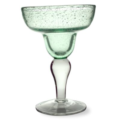 Bubble Glass Green Margarita Glass