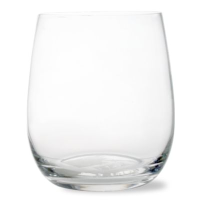 Alyssa Stemless Clear Wine Glass