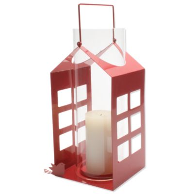 Birdhouse Red Lantern
