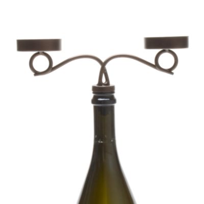 Wine Bottle Votive Holder