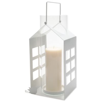 Birdhouse White Lantern