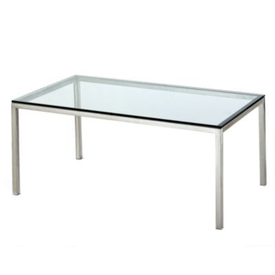 Addison Dining Table 38x72 Stainless