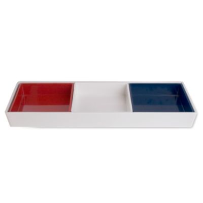 summer celebration rectangular tray & serving dishes