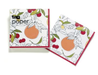 Citrus Kitchen Paper Cocktail Napkin Set of 20