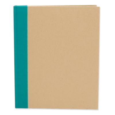 solid turquoise large notebook