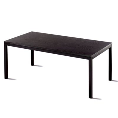 Chicago Dining Table  38x72 Java on Black Frame