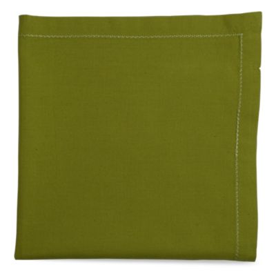Hemstitch Solid Green Napkin