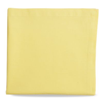 Hemstitch Solid Yellow Napkin