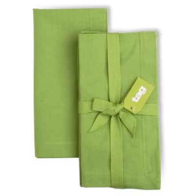 Basic Solid Green Napkin Set Of 4