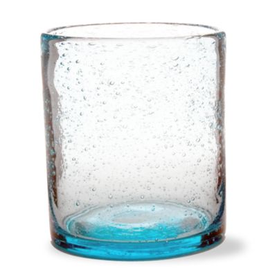 Bubble Glass Aqua Double Old Fashioned
