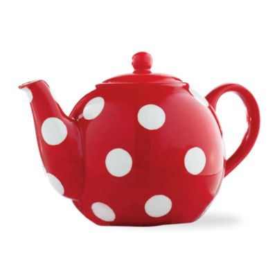 polka dot teapot