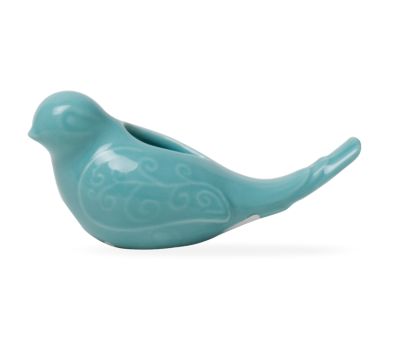 Songbird Turquoise Bud Vase