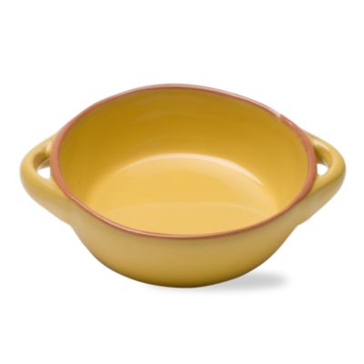 Jardin Yellow Small Round Terracotta Baker