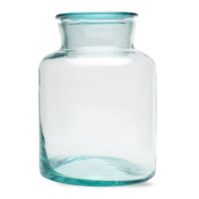 Recycled Green Glass Medium Canister