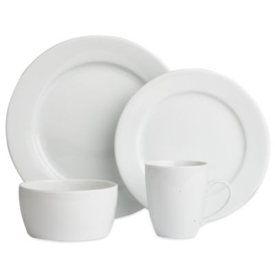 Whiteware 16 Piece Dinnerware Set