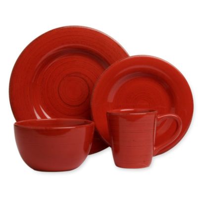 Sonoma Red 16 Piece Dinnerware Set