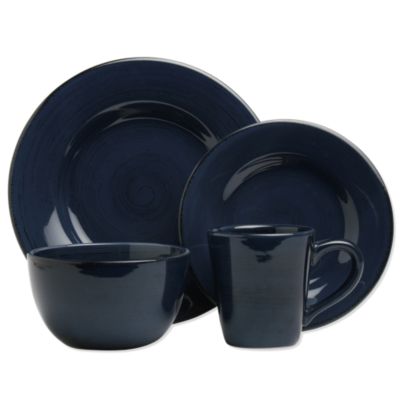 sonoma navy 16 piece dinnerware set