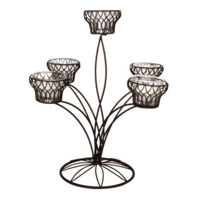 Criss Cross Candelabra