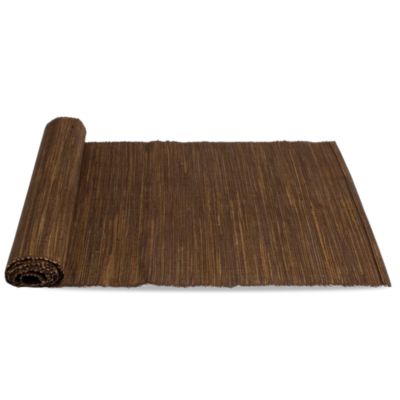 Water Hyacinth Chocolate 72" Runner
