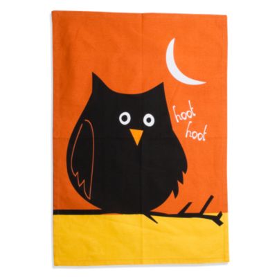 Halloween Owl Dishtowel
