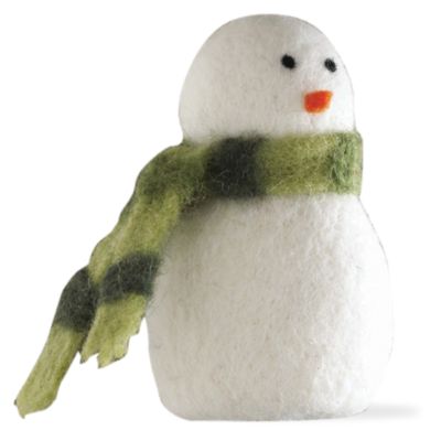 Christmas Snowman Woolen Ornament