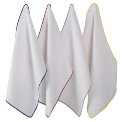 Microfiber waffle weave dishtowel set of 4