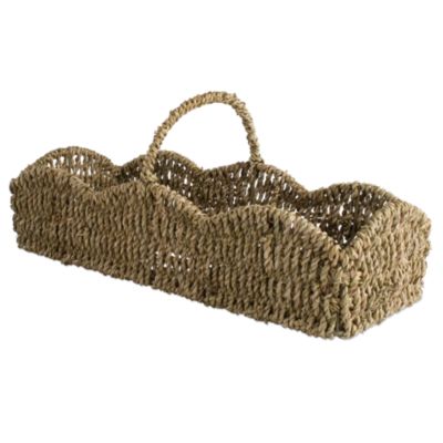 Scalloped seagrass basket
