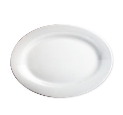 Whiteware Medium Oval Platter