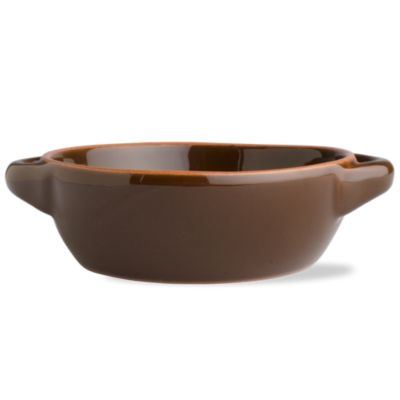 Jardin Chocolate Small Round Terracotta Baker