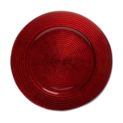 Holiday Sparkle Red 11" Plate