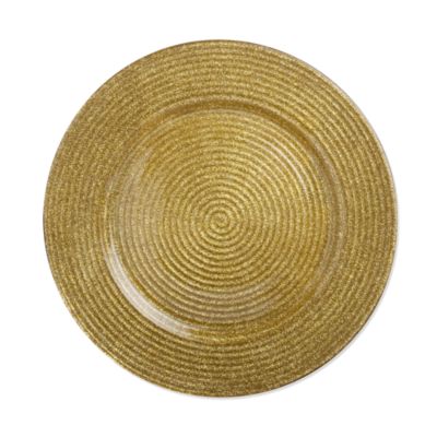 Holiday Sparkle Gold 11" Plate