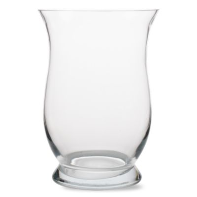 Clear Glass Large Flared Hurricane