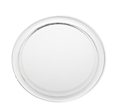 Round Glass Medium Pillar Plate
