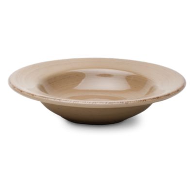 Sonoma Tan Rimmed Soup/Cereal Bowl